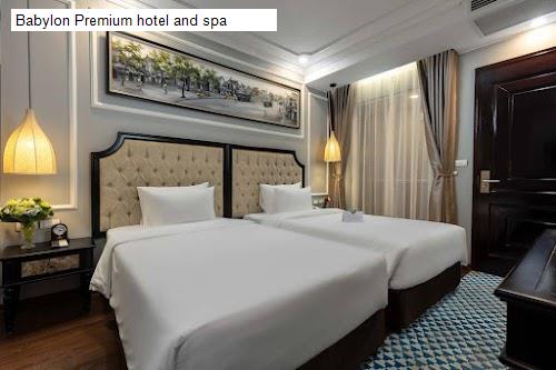 Bảng giá Babylon Premium hotel and spa