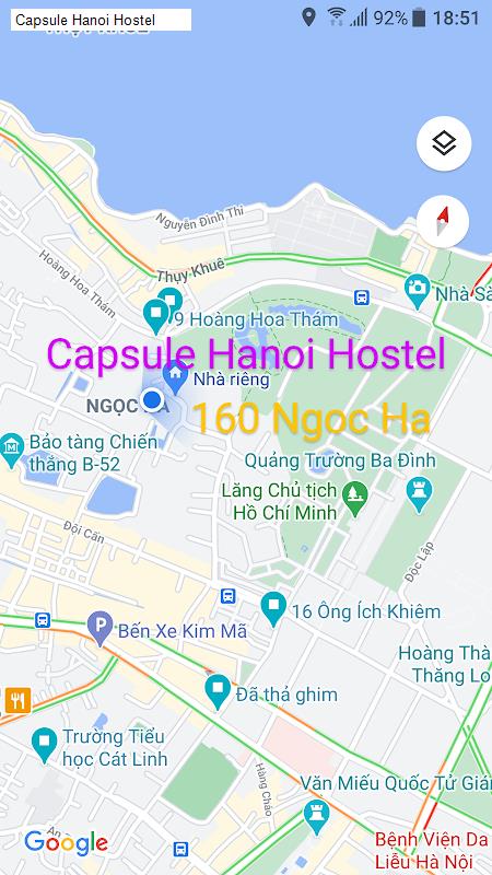 Vệ sinh Capsule Hanoi Hostel