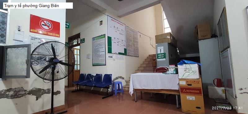 Trạm y tế phường Giang Biên