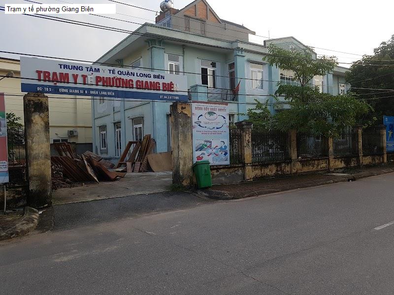Trạm y tế phường Giang Biên