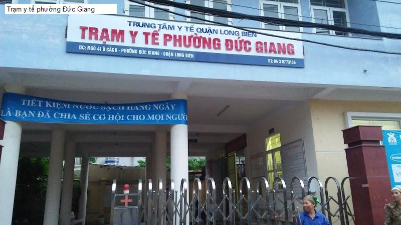 Trạm y tế phường Đức Giang