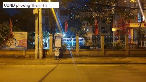 UBND phường Thanh Trì