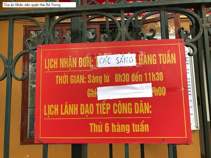 Tòa án Nhân dân quận Hai Bà Trưng