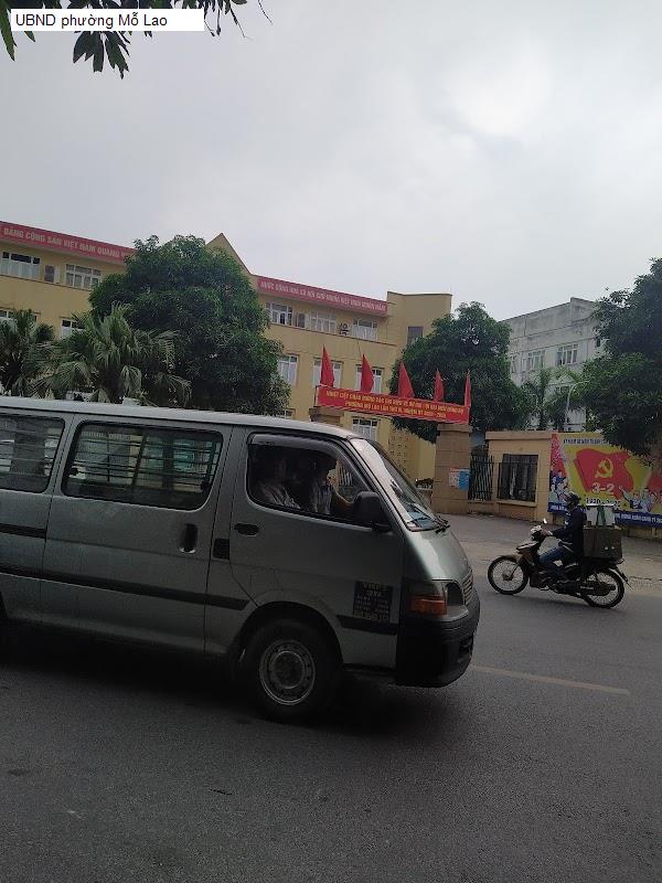 UBND phường Mỗ Lao