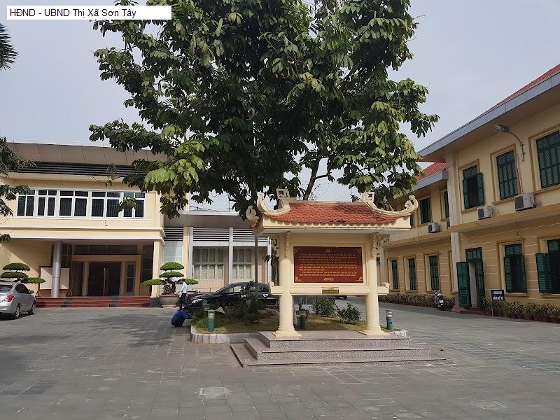 HĐND - UBND Thị Xã Sơn Tây