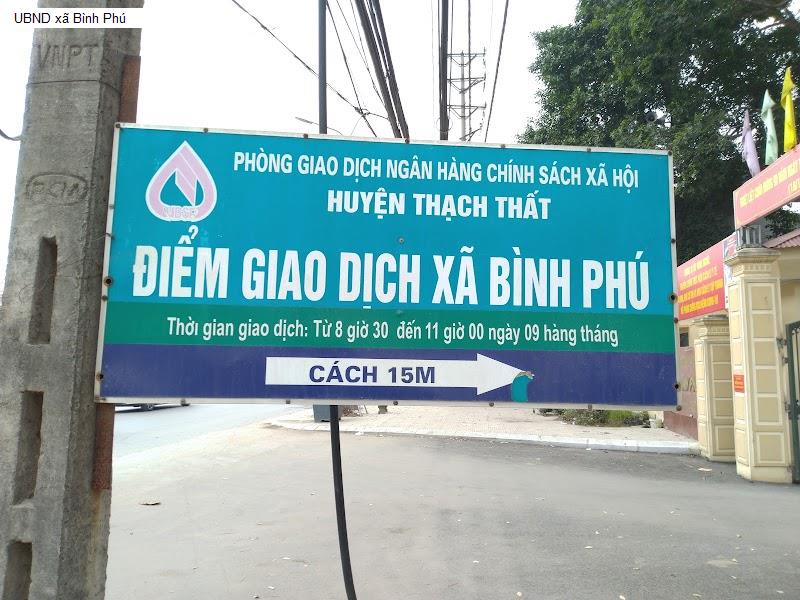 UBND xã Bình Phú